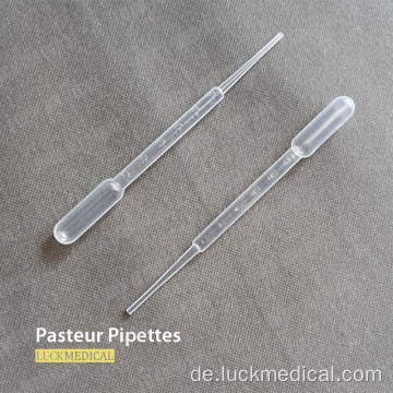 Einweg -Plastikpasteur -Pipette -Entsorgung